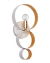 Crystorama Luna 1-light Sphere Sconce