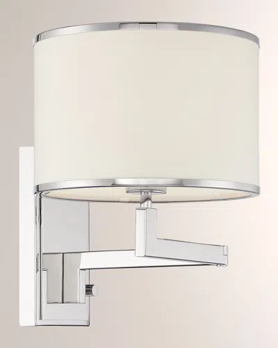 Crystorama Madison Mounted Task Light In Polished Nickel