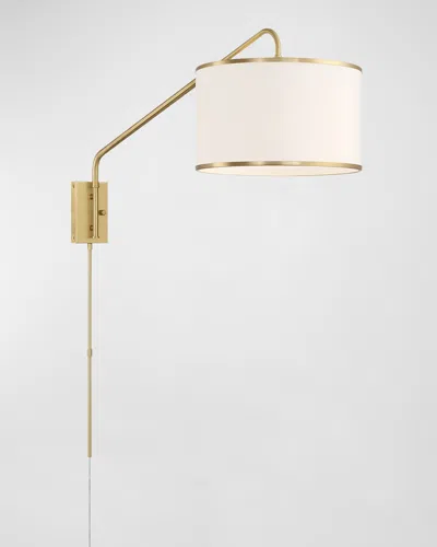 Crystorama Mallory 1-light Task Sconce In Gold
