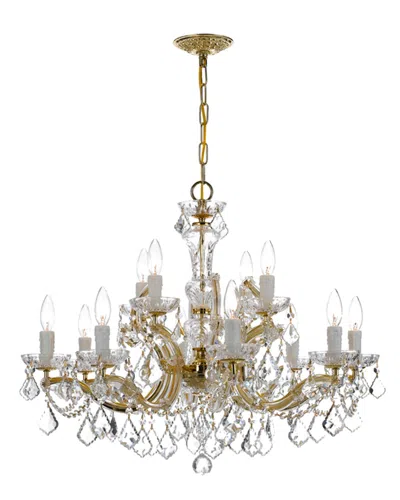 Crystorama Maria Theresa 12-light Chandelier In Gold