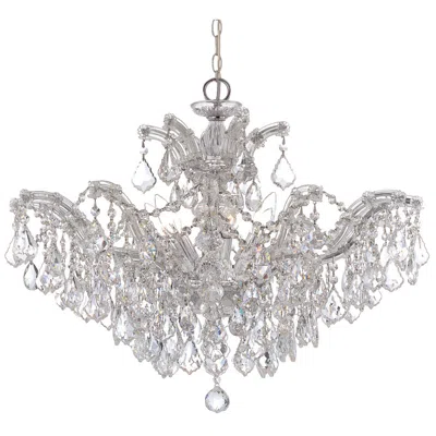 Crystorama 6-light Maria Theresa Chandelier In Transparent