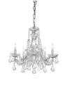 Crystorama Maria Theresa 5-light Spectra Crystal Mini Chandelier W/ Swarovski Crystals In Multicolor