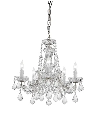 Crystorama Maria Theresa 5-light Spectra Crystal Mini Chandelier W/ Swarovski Crystals In Multicolor