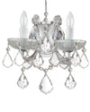 Crystorama Maria Theresa Chrome 2-light Sconce