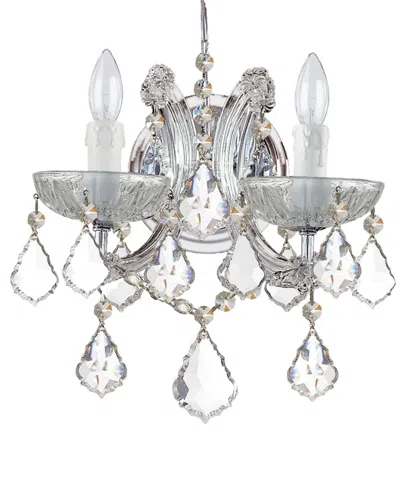Crystorama Maria Theresa Chrome 2-light Sconce