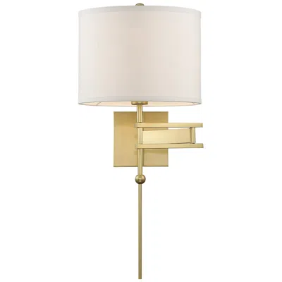 Crystorama Marshall 18" High Aged Brass Wall Sconce In Gold