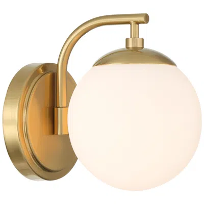 Crystorama Maverick 6'' Vibrant Gold Bathroom Vanity In Multi