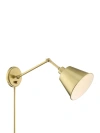 Crystorama Mitchell Single-light Wall Mount In Bronze Gold