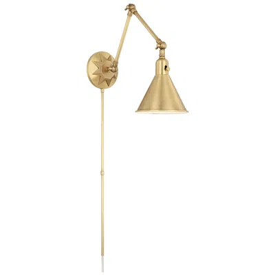 Crystorama Morgan 23" High Aged Brass Wall Sconce In Gold