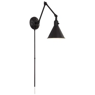 Crystorama Morgan 23" High Matte Black Wall Sconce
