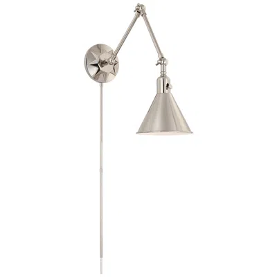 Crystorama Morgan 23" High Polished Nickel Wall Sconce In Silver