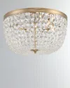 Crystorama Nola 5-light Forged Ceiling Mount In Gold