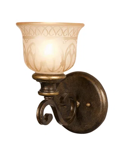 Crystorama Norwalk 1-light Wall Sconce In Brown