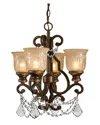Crystorama Norwalk 4-light Mini Chandelier