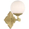 Crystorama Orly 7.5'' Aged Brass Sconce In Multi