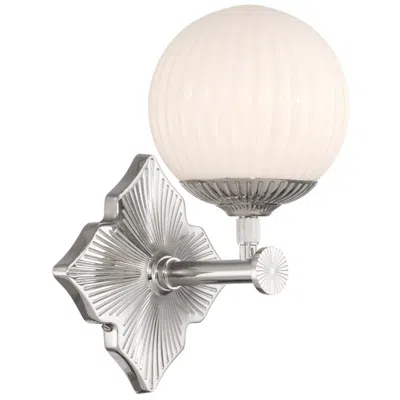 Crystorama Orly 7.5'' Polished Nickel Sconce In Multi