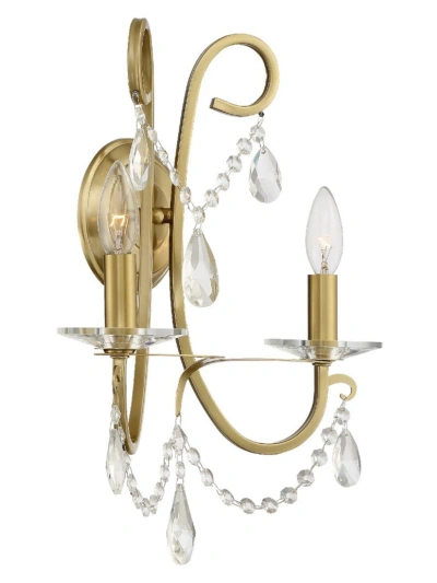 Crystorama Othello 2-light Wall Mount In Gold