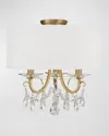 Crystorama Othello 3-light Ceiling Mount In Vibrant Gold