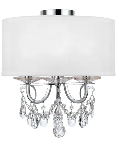 CRYSTORAMA CRYSTORAMA OTHELLO 3-LIGHT POLISHED CHROME CEILING MOUNT