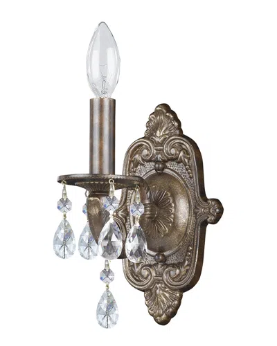 Crystorama Paris Market 1-light Venetian Bronze Sconce In Brown