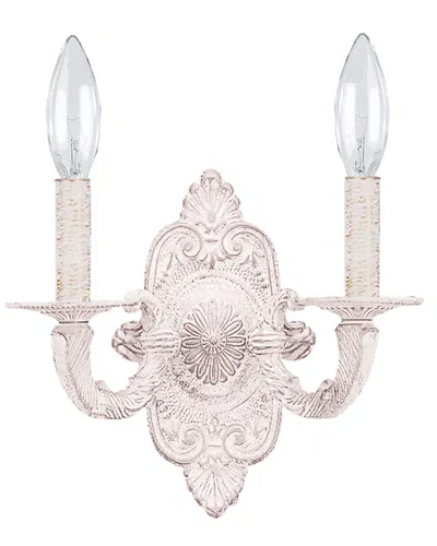 Crystorama Paris Market 2-light Sconce In Pink
