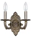 Crystorama Paris Market 2-light Sconce In Brown