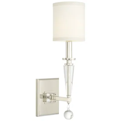 Crystorama Paxton 17" High Nickel Sconce In Neutral
