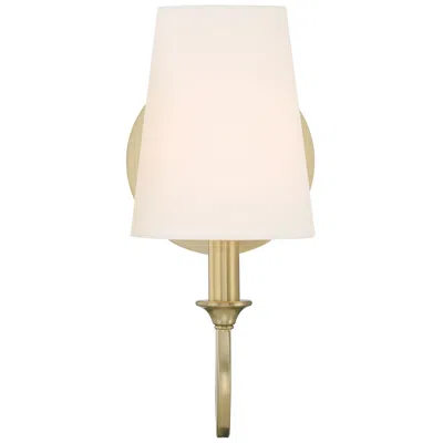 Crystorama Payton 5.5'' Vibrant Gold Sconce