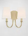 Crystorama Payton Two-light Forged Wall Mount In Vibrant Gold