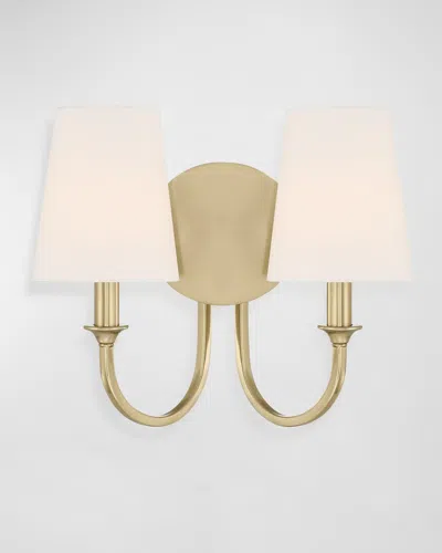 Crystorama Payton 2-light Wall Mount In Vibrant Gold