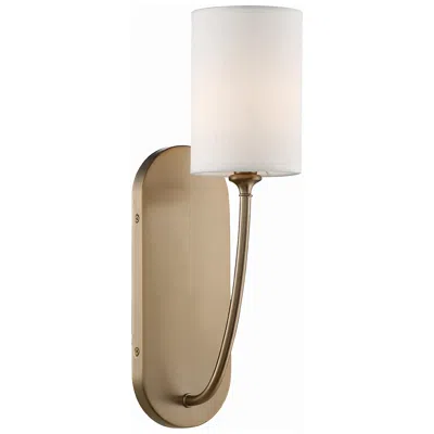 Crystorama Preston 17" High Aged Brass Wall Sconce In Gold