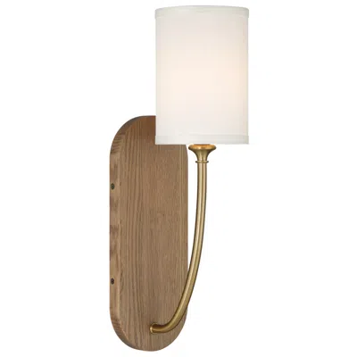 Crystorama Preston 4.75'' Vibrant Gold Sconce In Brown