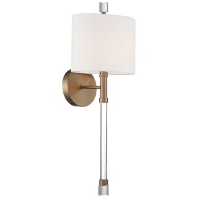 Crystorama Rachel 22" High Vibrant Gold Wall Sconce