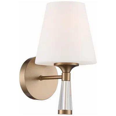 Crystorama Ramsey 10 1/2" High Vibrant Gold Wall Sconce