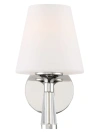 Crystorama Ramsey Single-light Wall Mount In Nickel