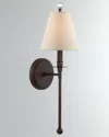 Crystorama Riverdale 1-light Sconce With Shade In Brown