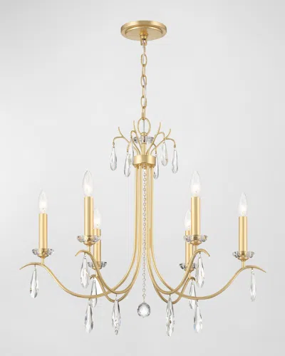 Crystorama Rollins 6-light Chandelier In Antique Gold