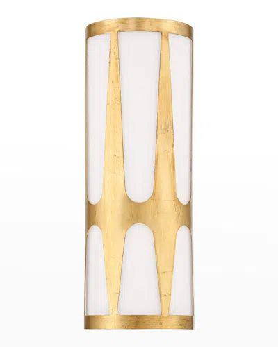 Crystorama Royston 2-light Antique Gold Wall Mount