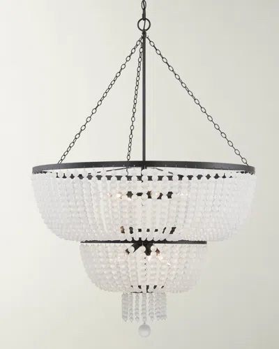 Crystorama Rylee 12-light Matte Black Chandelier