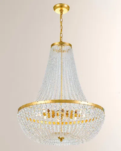 Crystorama Rylee 8-light Chandelier In Antique Gold