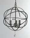 Crystorama Solaris 3-light Mini Chandelier In Brown