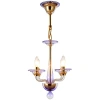 Crystorama Stella 4-light Candle Style Chandelier In Multi
