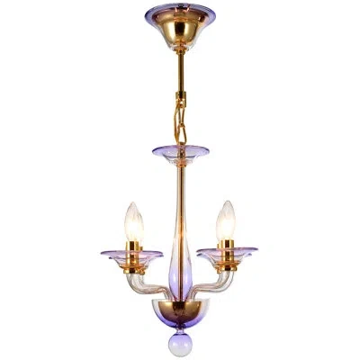 Crystorama Stella 4-light Candle Style Chandelier In Multi