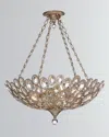 Crystorama Sterling 3-light Distressed Twilight Chandelier In Gold