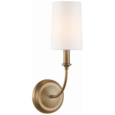 Crystorama Sylvan 15 3/4" High Vibrant Gold Wall Sconce