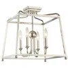 Crystorama 4-light Sylvan Flush Mount In Gold