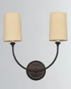 Crystorama Sylvan 2-light Dark Bronze Sconce In Brown