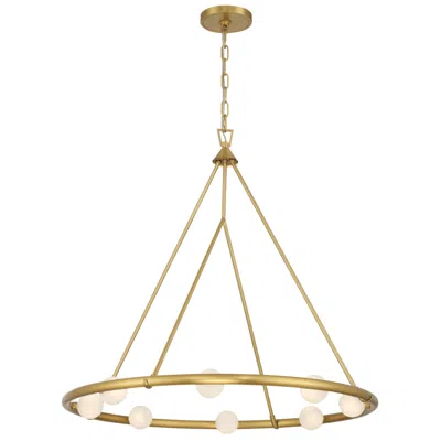 Crystorama Terrell 29.5'' Led Luxe Gold Chandelier