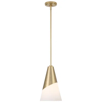 Crystorama Tori 9" Wide Vibrant Gold Mini Pendant In Multi