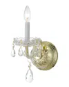 Crystorama Traditional Crystal 1-light Spectra Sconce